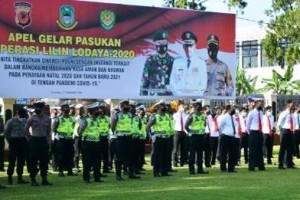 Apel Gelar Pasukan Operasi Lilin Lodaya 2020